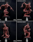 Somnumbra Demon- 3d Printed Miniature Sculpted by Big Bad Evil Guys