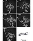 Beetle Spear Warriors - 3d Printed Miniature by Goon Master Games