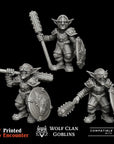 Elite Heavy Warriors (Pack of 3) Wolf Clan Goblins - 3d Printed Miniature by Printed Encounter