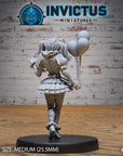 Scary Clown Girl - 3d Printed Miniature Sculpted by Invictus Miniatures