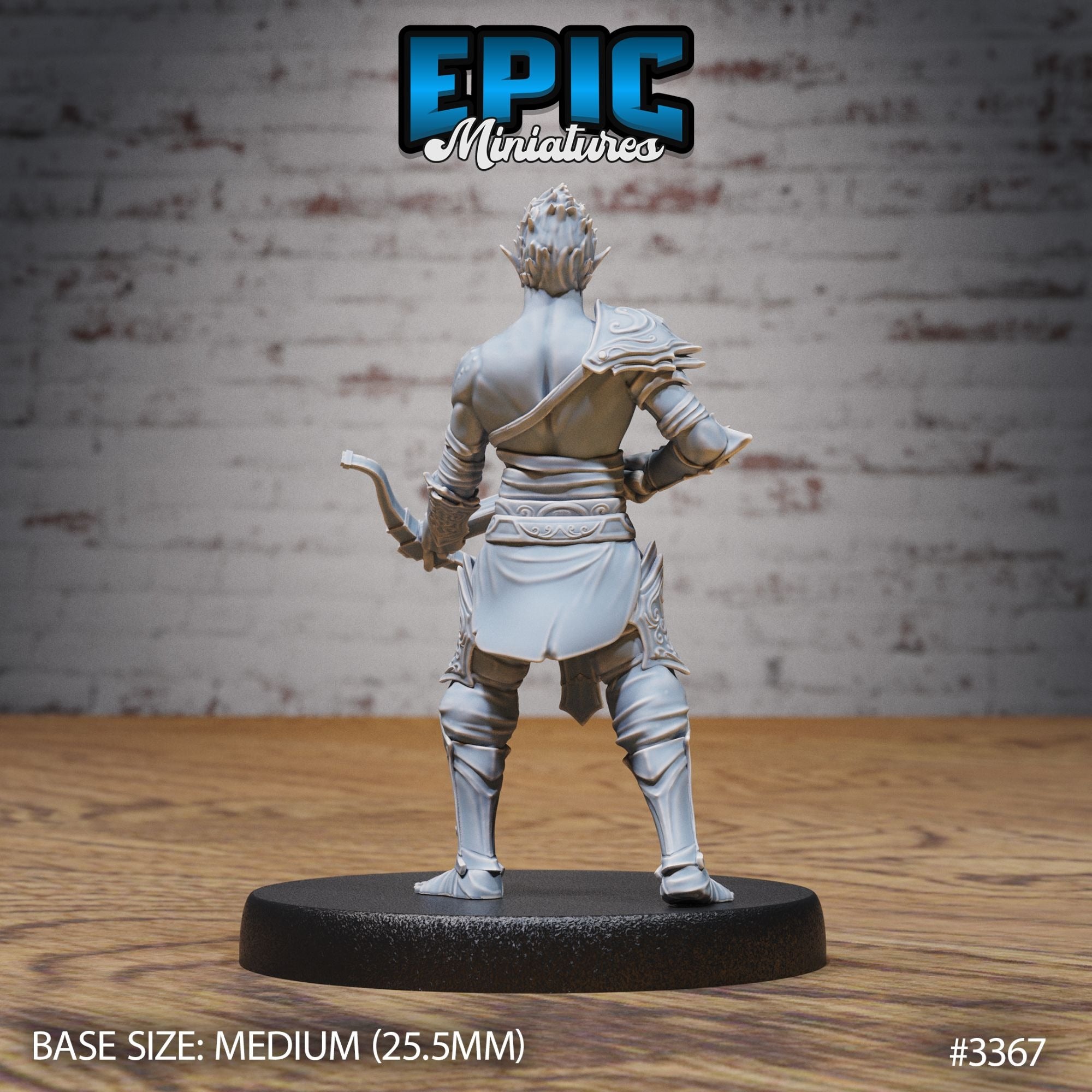 Male Slave Rebel - 3d Printed by Epic Miniatures