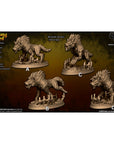 Wildyowl Hyenas - Hecklefang Hyenards - 3d Printed Miniature by Battle Yak Miniatures