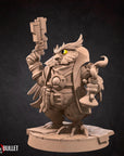 Owlfolk Artificer / Blacksmith - 3d Printed Miniature by Bite the Bullet