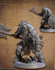 Blackcrag Mountain Orcs - Blackcrag Orcs - 3d Printed Miniature sculpted by Artisan Guild