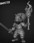 Squirrel Knight - 3d Printed Miniature Sculpted by Goon Master Games