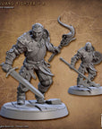 Vanguard Fighters - Vanguard Fighters Guild - 3d Printed Miniature sculpted by Artisan Guild