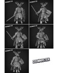 Deer Knight - 3d Printed Miniature Sculpted by Goon Master Games