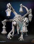 The Lamplighter - 3d printed Miniature by Great Grimoire