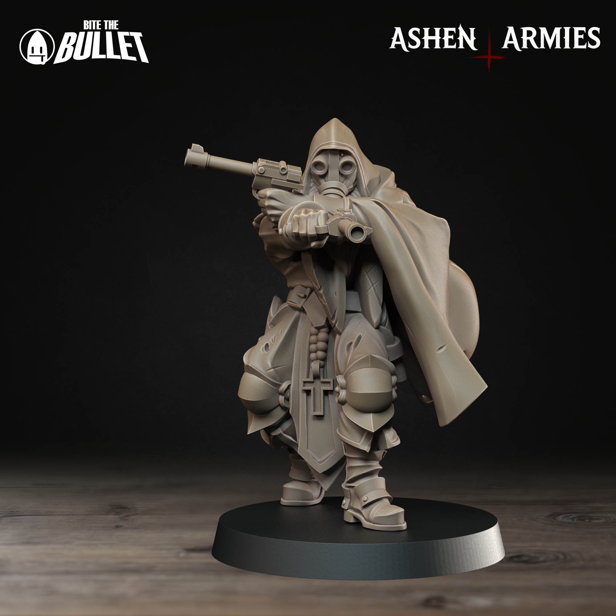 a toy figurine of a soldier with a gun