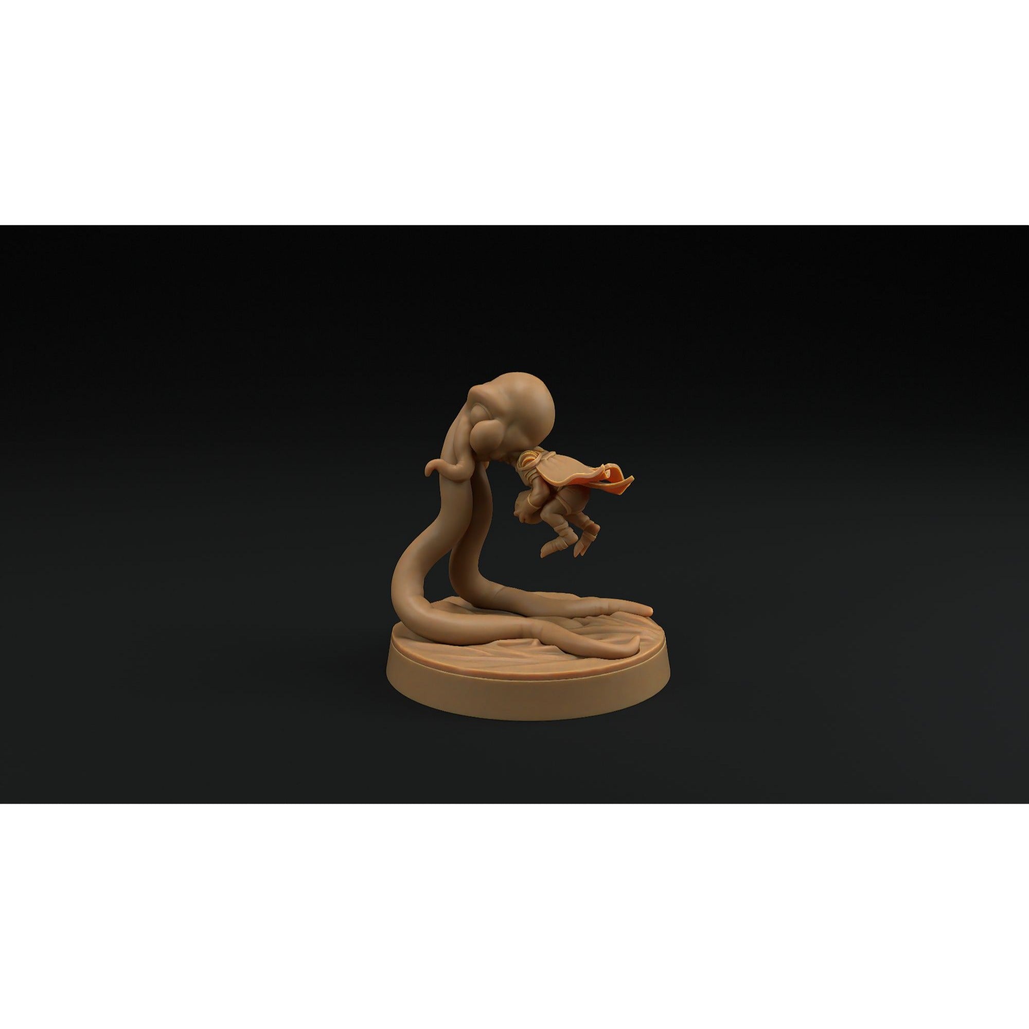 Abby, the Aberrant Aberration (Gnome Squidling) - 3d Printed Miniature by Dragon Trappers Lodge