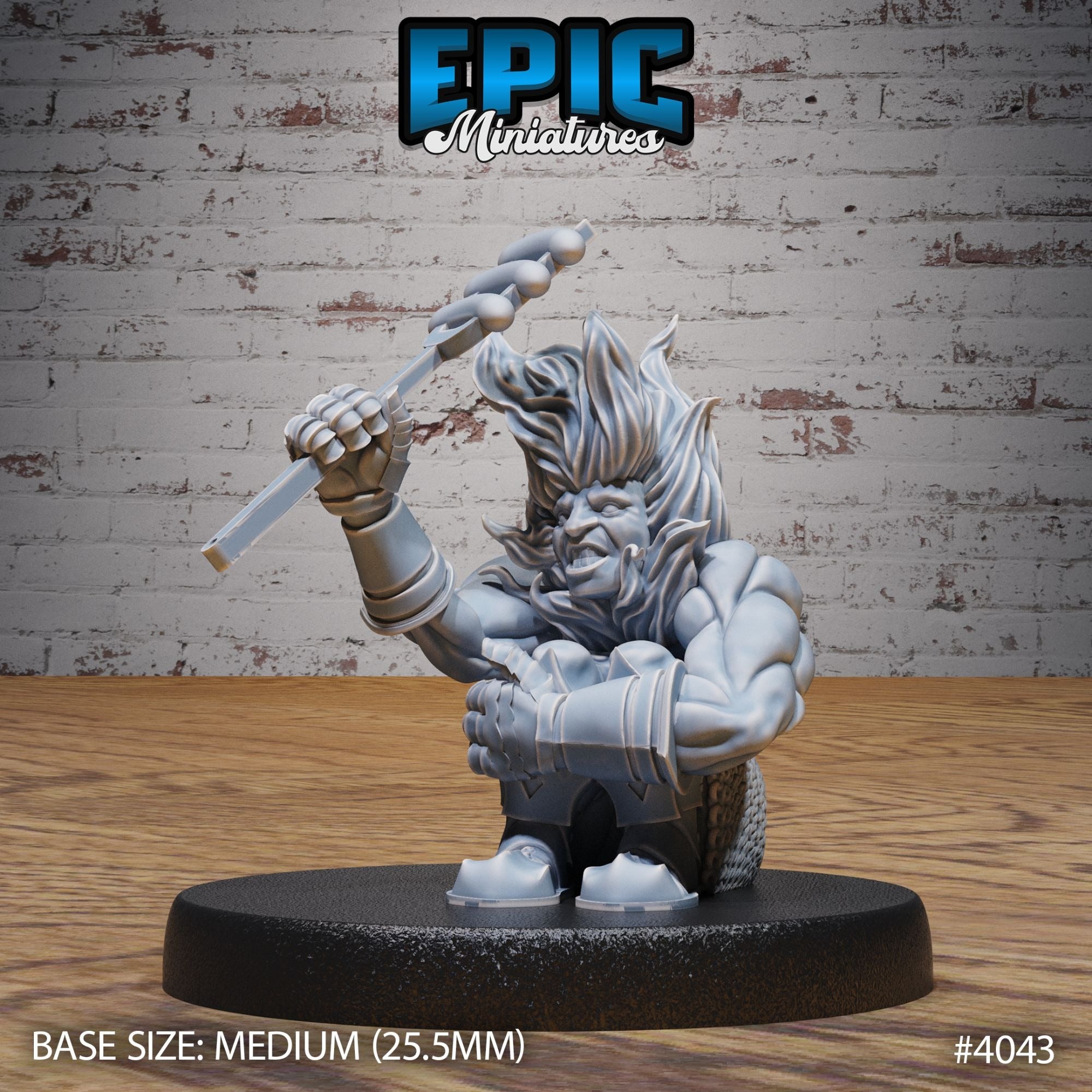 Fire Dwarf - 3d Printed by Epic Miniatures