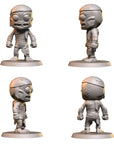 Chibi Monsters - Goo Goo Ghosty Wave 1 - 3d Printed Miniature by SeaHorse3d