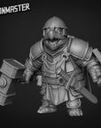 Turtle Crusader (Hammer) - 3d Printed Miniature by Goon Master Games