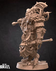 Dragonborn Barbarian - 3d Printed Miniature sculpted by Bite the Bullet