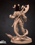 Tiefling Barbarian - 3d Printed Miniature by Bite the Bullet