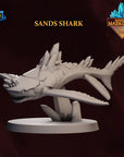 Sands Shark - 3d Printed Miniature Sculpted by Wishgate Studios