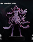 Allira the Cursed Queen, Humanoid Form - 3d Printed Miniature by Big Bad Evil Guys