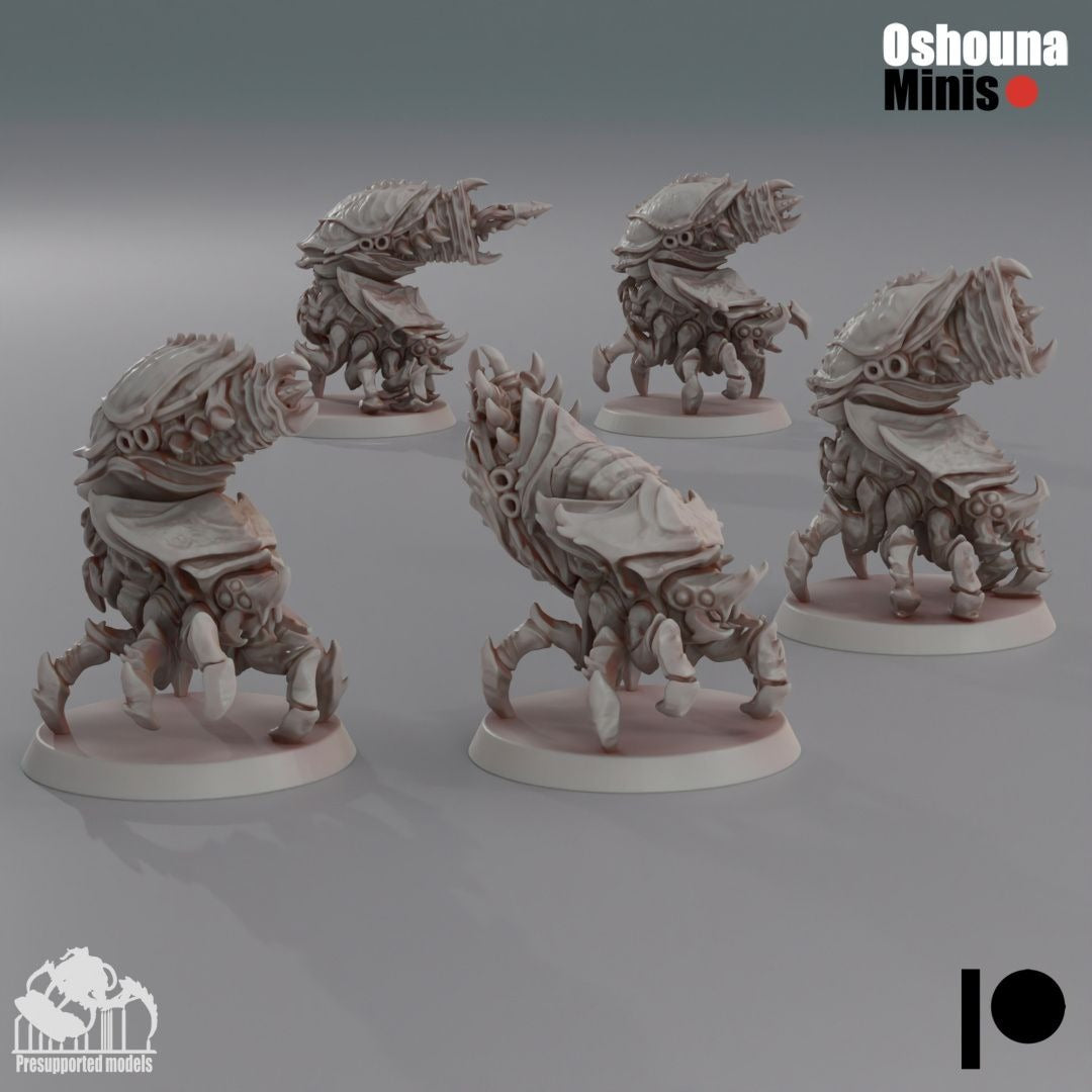 Stinger Shooters - Deep Hive  - 3d Printed Miniature by OshounaMinis