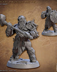 Blackcrag Mountain Orcs - Blackcrag Orcs - 3d Printed Miniature sculpted by Artisan Guild