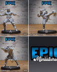 Fire Style Kung Fu Master - 3d Printed by Epic Miniatures