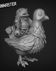 Owlfolk Pigeon Mount - 3d Printed Miniature by Goon Master Games