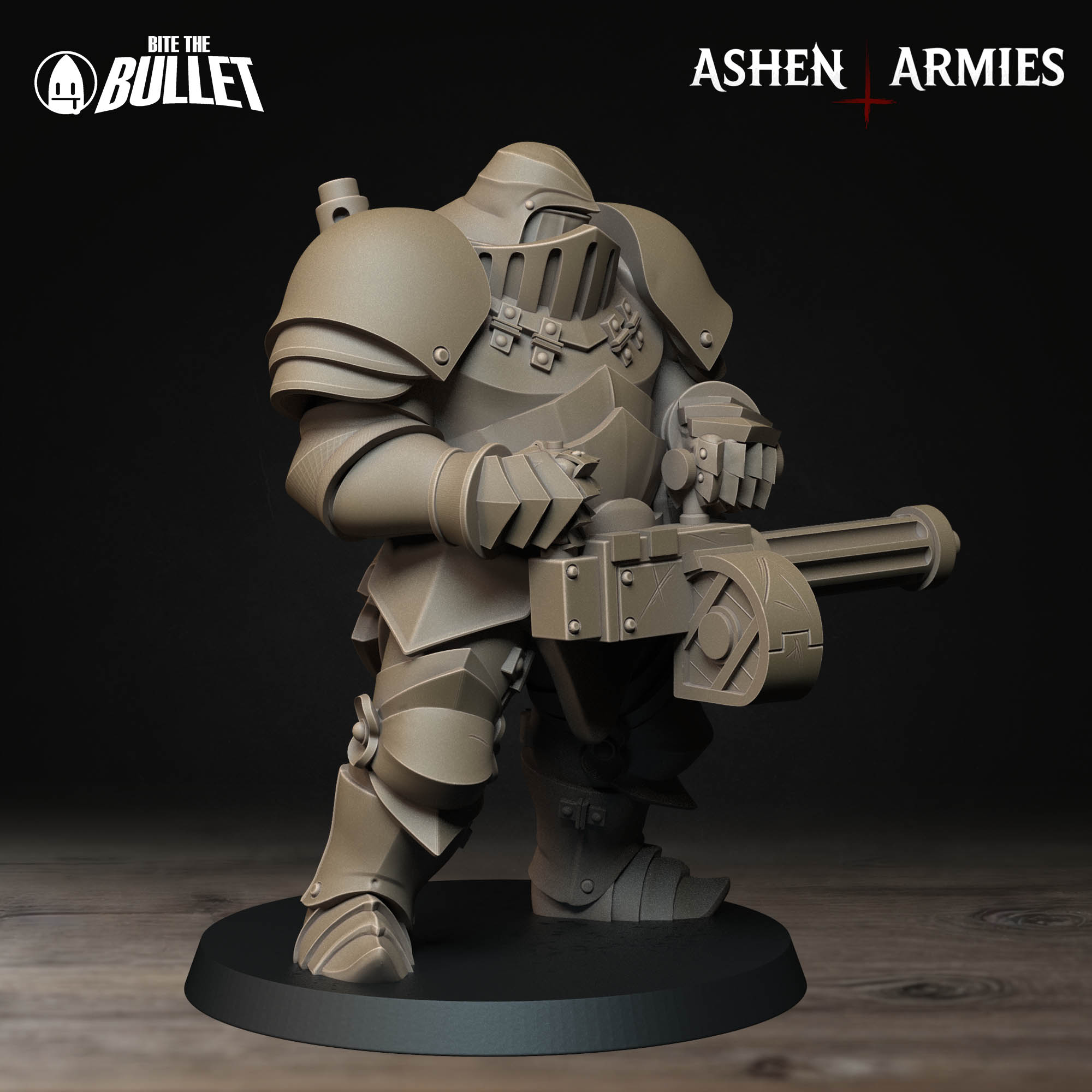a plastic model of a soldier with a gun
