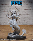 Naga Queen - 3d Printed Miniature Sculpted by Epic Miniatures