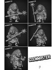 Porcupine Smine Smashers - 3d Printed Miniature Sculpted by Goon Master Games