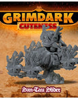 Santau Slider - 3d Printed Grimdark Cuteness Chibi Miniature