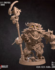 Owlfolk Druid - 3d Printed Miniature by Bite the Bullet