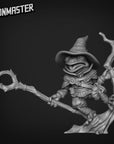 Frog Wizard - 3d Printed Miniature by Goon Master Games