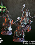 Plague Knights - 3d Printed Miniature by Crippled God Foundry