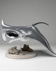 Reef Manta Ray - 3d Printed 1/24 Scale Miniature by Animal Den