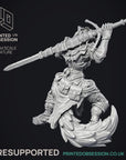 Helga, the Loyal Wolf - 3d Printed Miniature by Printed Obsession