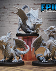 Blue Dragon Wyrmling - 3d Printed by Epic Miniatures