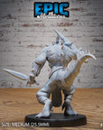 Lizardfolk Thug - 3d Printed by Epic Miniatures