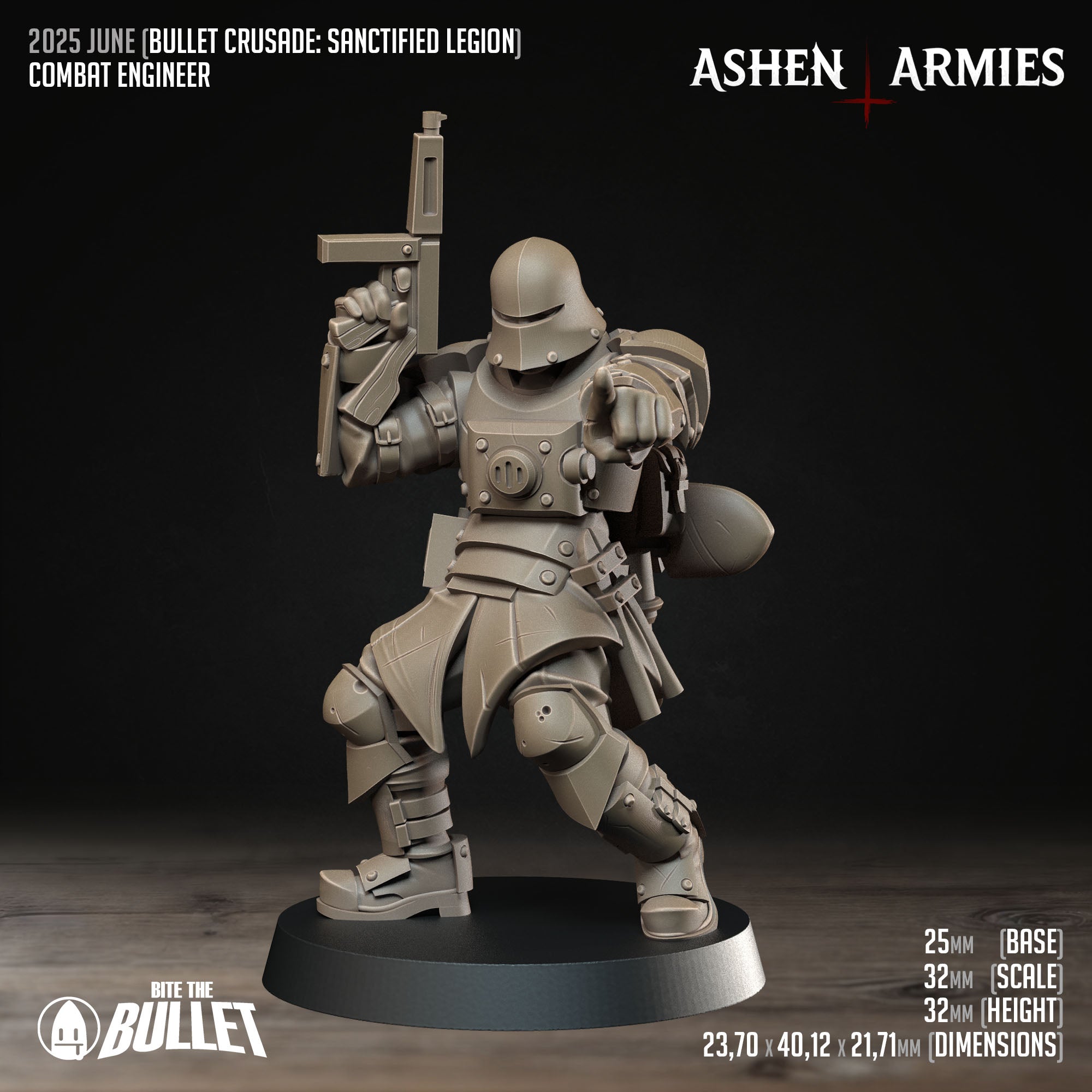 a statue of a soldier holding a gun