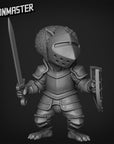 Squirrel Knight - 3d Printed Miniature Sculpted by Goon Master Games