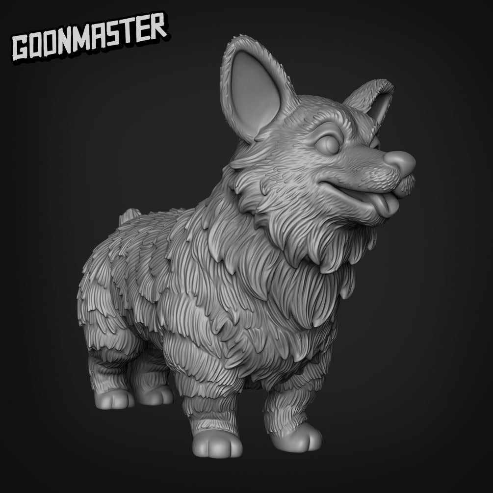 Corgi - 3d Printed Miniature by Goon Master Games