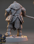 Roland du Dragon Rugissant - Renegades of the Iron Phoenix - 3d Printed Miniature sculpted by Daybreak Miniatures