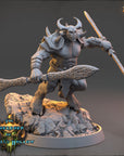 Syathar Nolko - Goreborn of Carcass Hollow - 3d Printed Miniature sculpted by Daybreak Miniatures