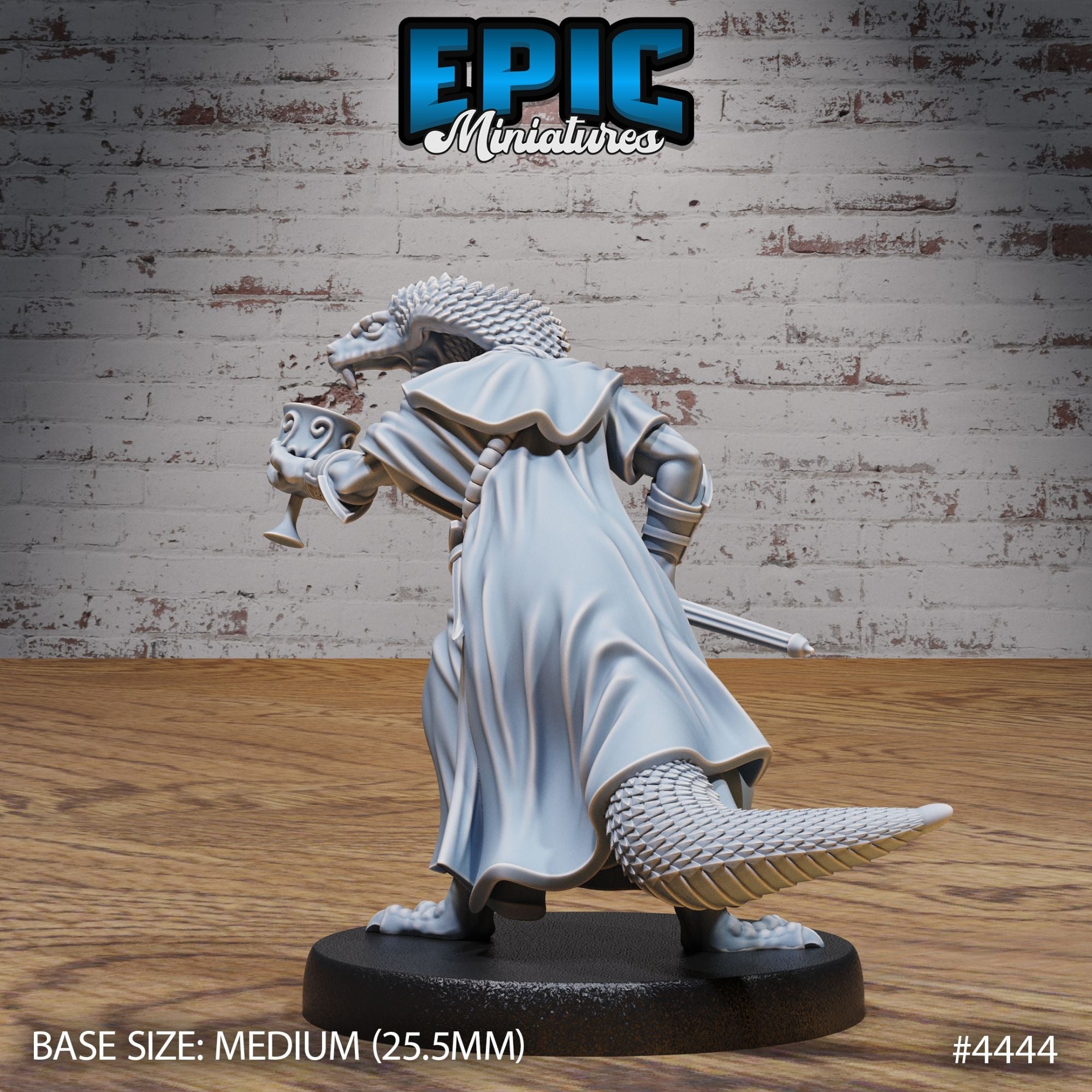 Serpent Folk - 3d Printed Miniature Sculpted by Epic Miniatures