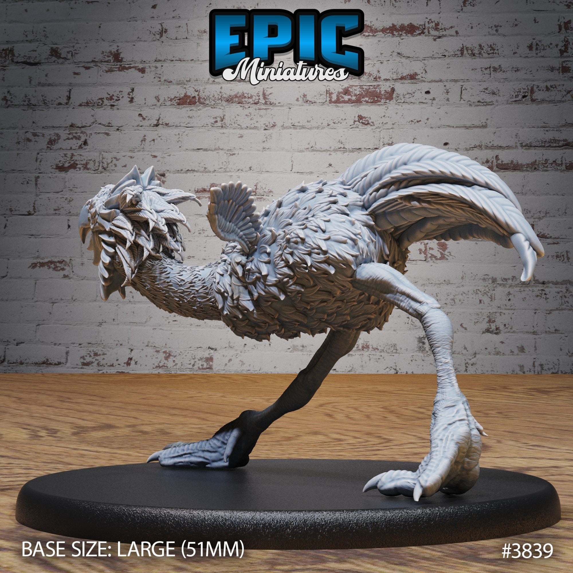 Terror Bird - 3d Printed by Epic Miniatures