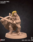 Halfling Explorers - Bullet Rings - 3d Printed Miniature by Bite the Bullet