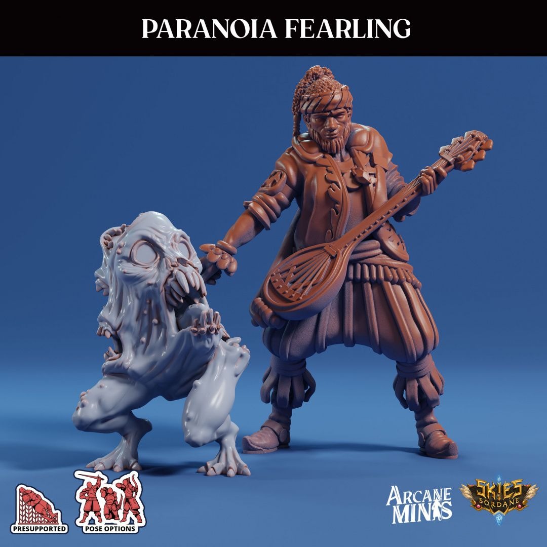 Paranoia Fearling - 3d Printed Miniature by Arcane Minis