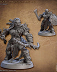 Blackcrag Mountain Orcs - Blackcrag Orcs - 3d Printed Miniature sculpted by Artisan Guild