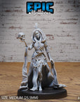 Tribe Green Witch - 3d Printed Miniature Sculpted by Epic Miniatures