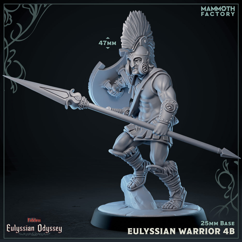 a statue of a warrior with a spear