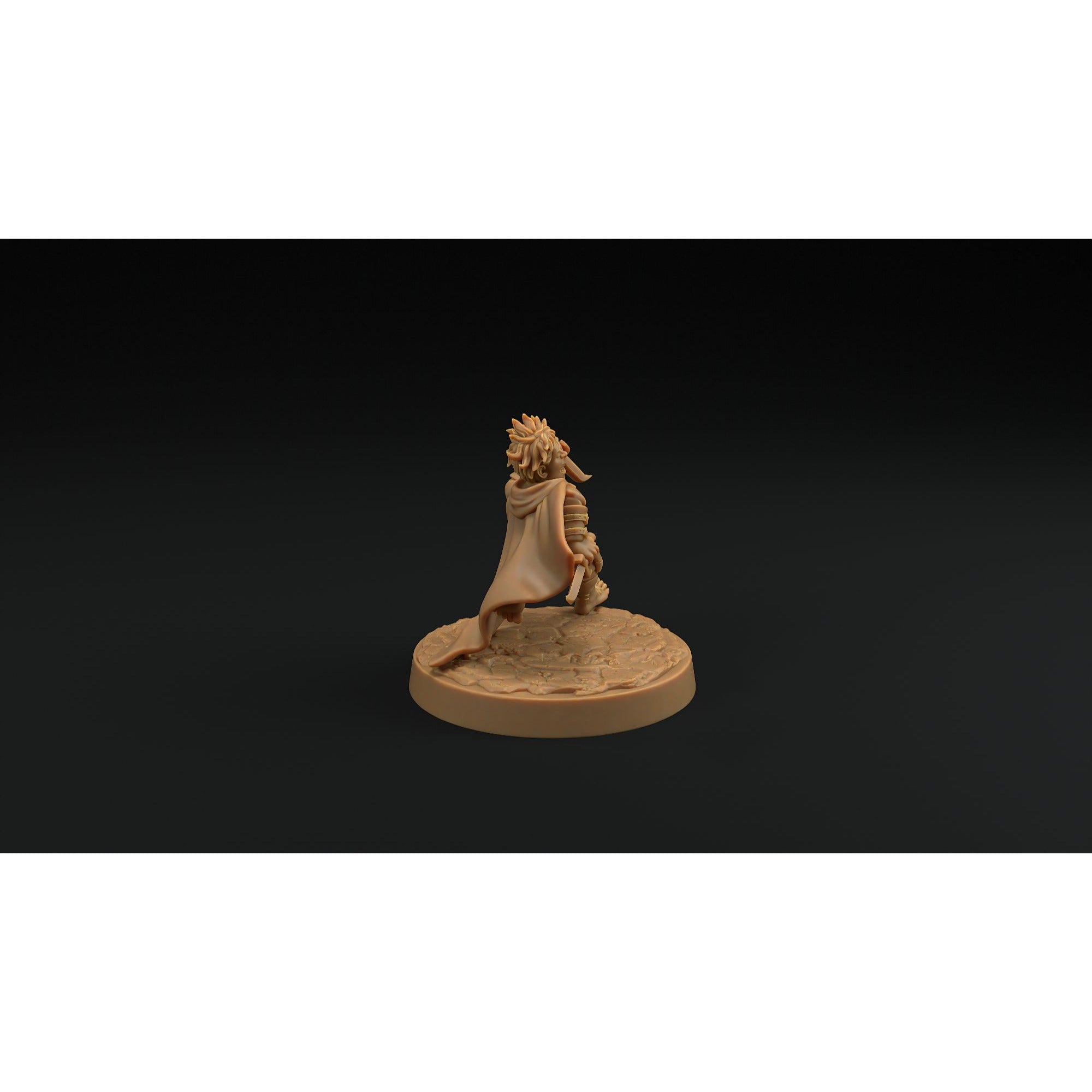 Quinkin, Halfling Rogue - 3d Printed Miniature by Dragon Trappers Lodge