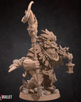 Owlfolk Druid - 3d Printed Miniature by Bite the Bullet